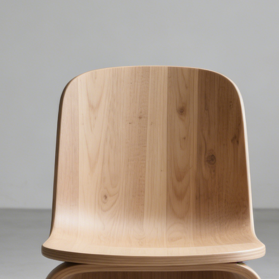 เก้าอี้ไม้ธรรมชาติ