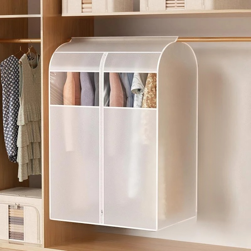 의류 더스트 커버 코트 투명 방습 커버 옷장 걸이 투명 방회 투명 코트 커버