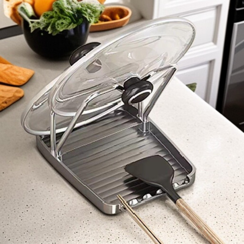  حامل أغطية أواني المطبخ متعدد الوظائف وعالي الجودة