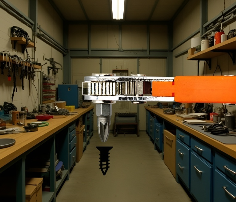 ラチェット式ドライバーの握りやすいグリップ