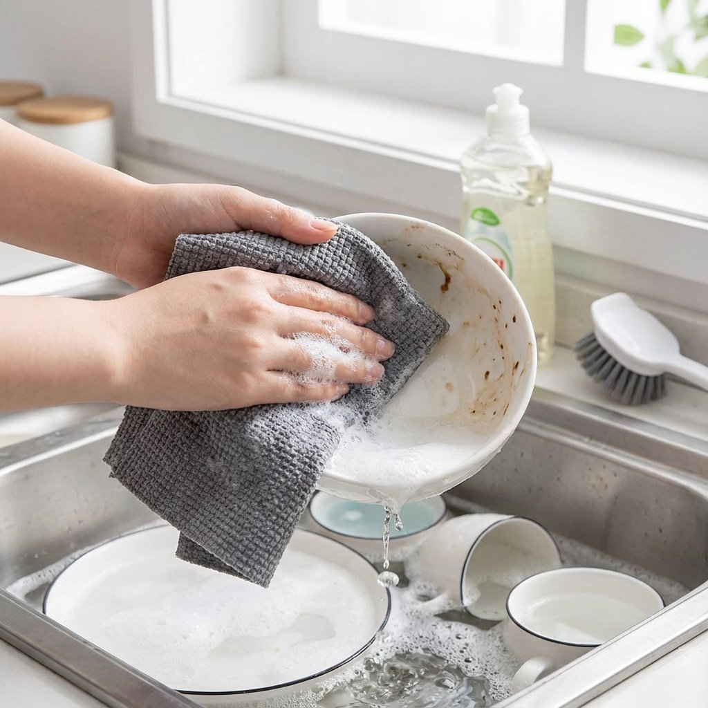 와이어볼 대신 주방 내마모 행주 게으름뱅이