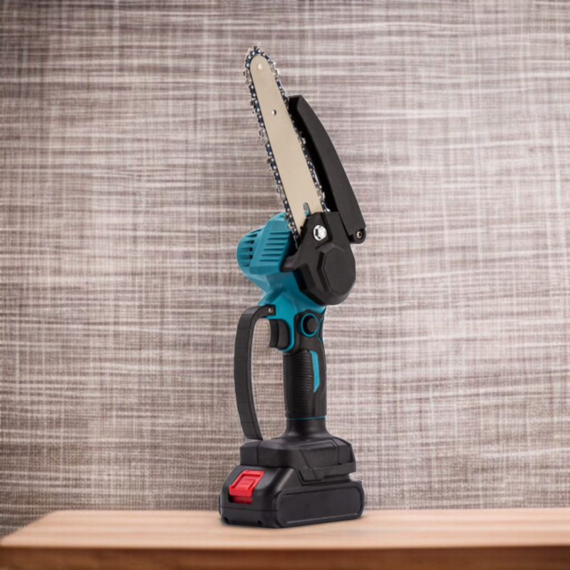 Mini tronçonneuse à une main 6 pouces, moteur sans balais, pour maison et extérieur jardin