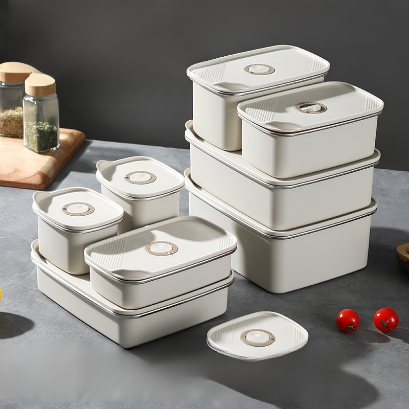 Malowane, spożywcze pudełko do przechowywania żywności do lodówki