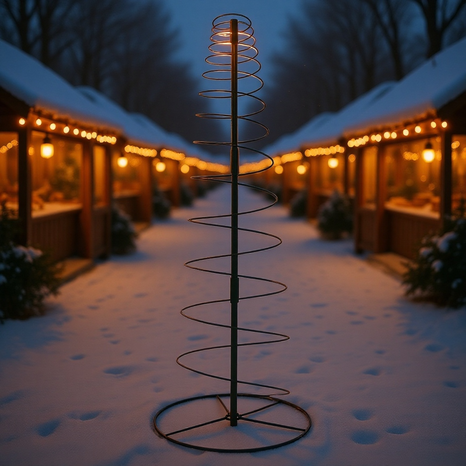 Soporte en espiral para plantas trepadoras, estructura para tomates y viñas