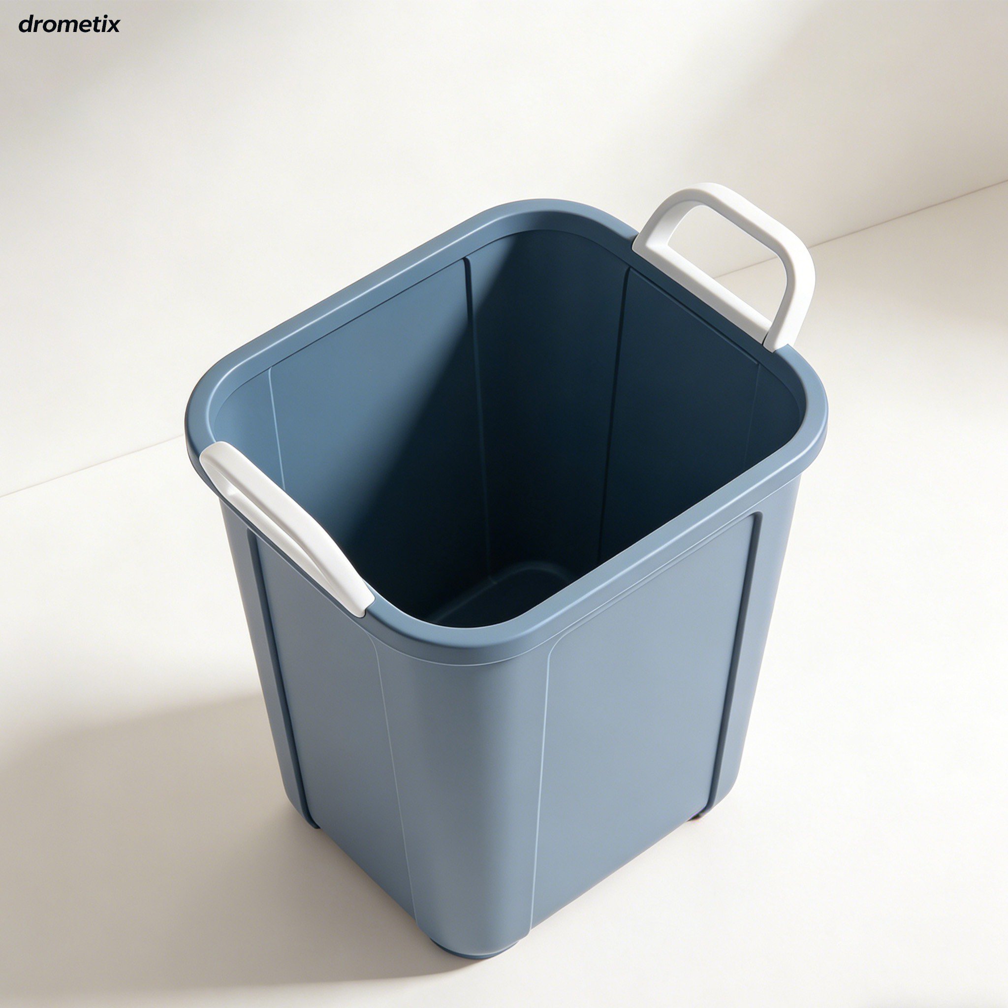 튼튼한 플라스틱 소재의 세탁 바구니 4개 세트