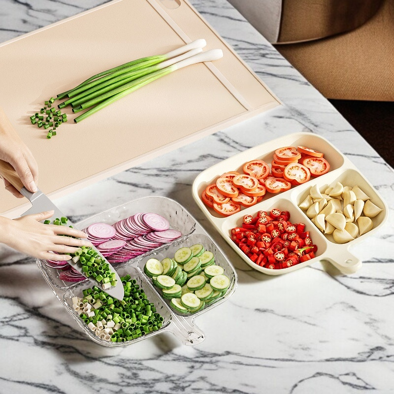 4분 칸 가정용 재료 수납판