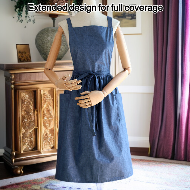 Waterproof pure cotton apron