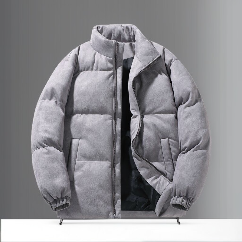 남자 캐주얼 빅사이즈 도톰 패딩 패딩 남자 빵옷 사슴털에 두꺼운 솜저고리
