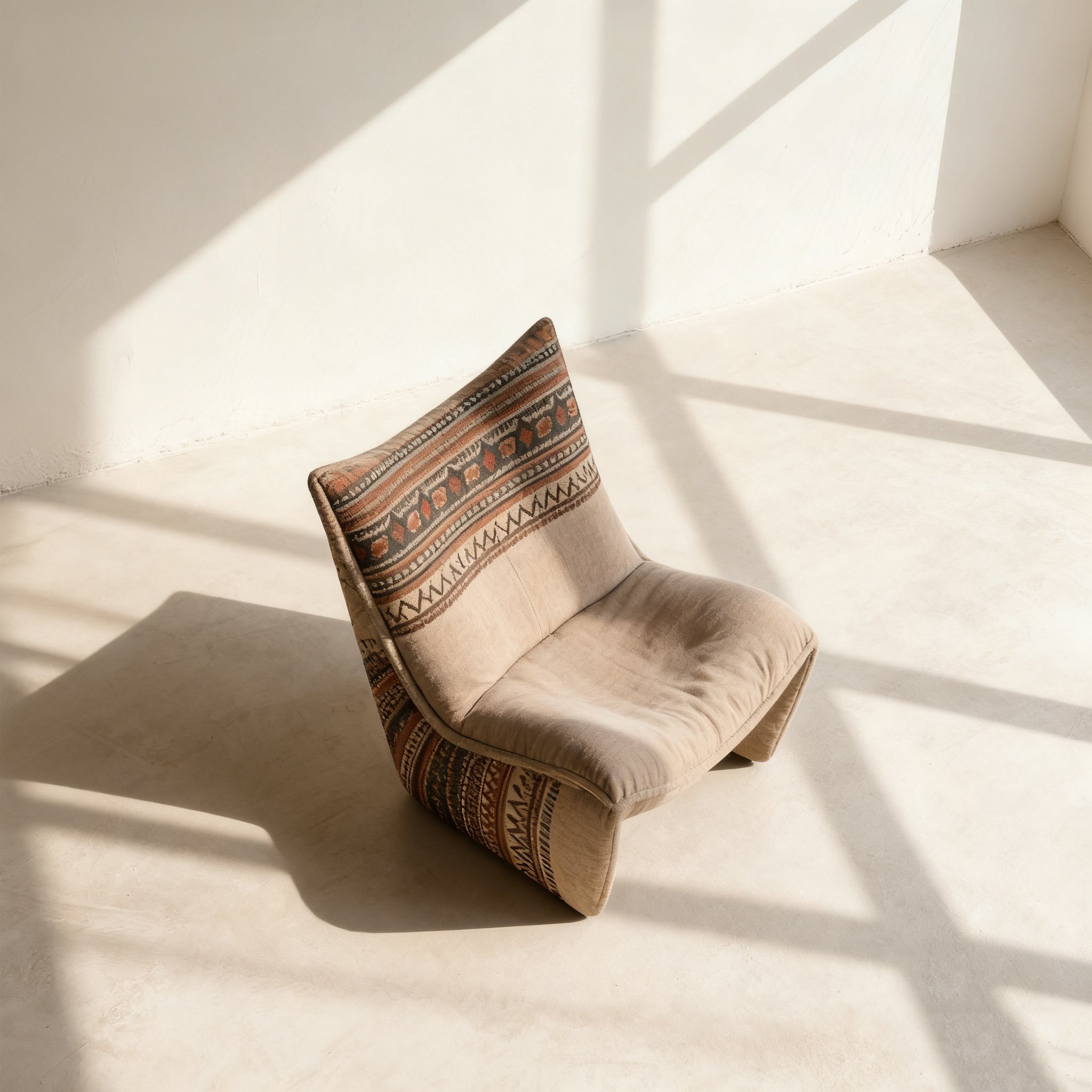 เฟอร์นิเจอร์เก้าอี้ผ้าลายสำหรับตกแต่งบ้าน