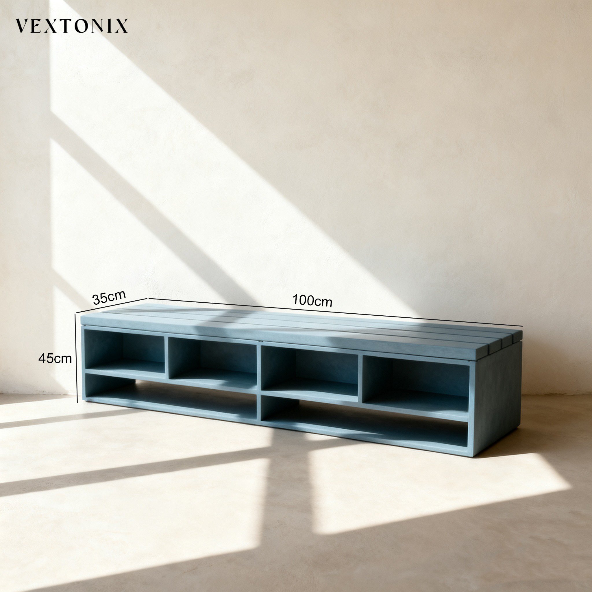 เก้าอี้ยาวเก็บของกลางแจ้ง