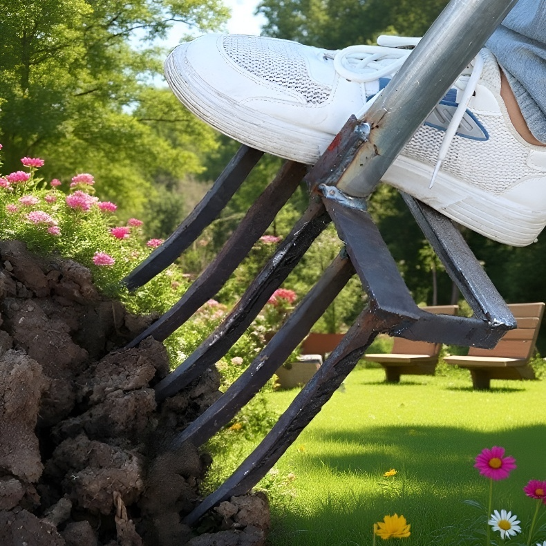 農業用耕作道具：四叉マンガン鋼シャベル