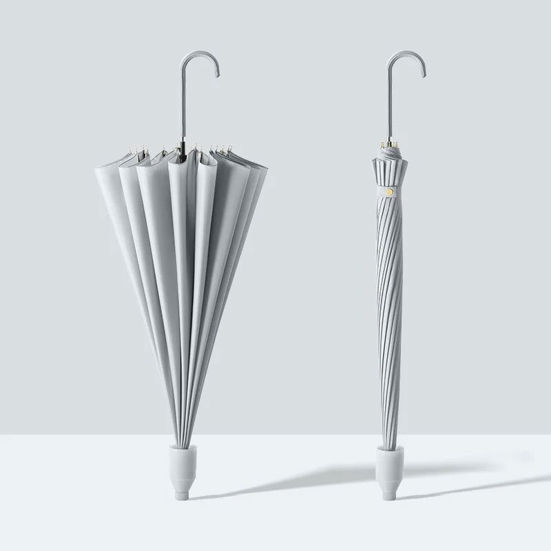 Dvoulůžkový deštník s dlouhou rukojetí