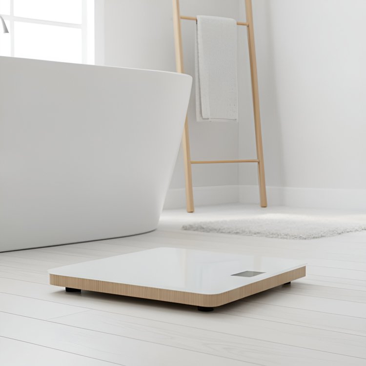 Moderní bílá stupnice pro domácnost