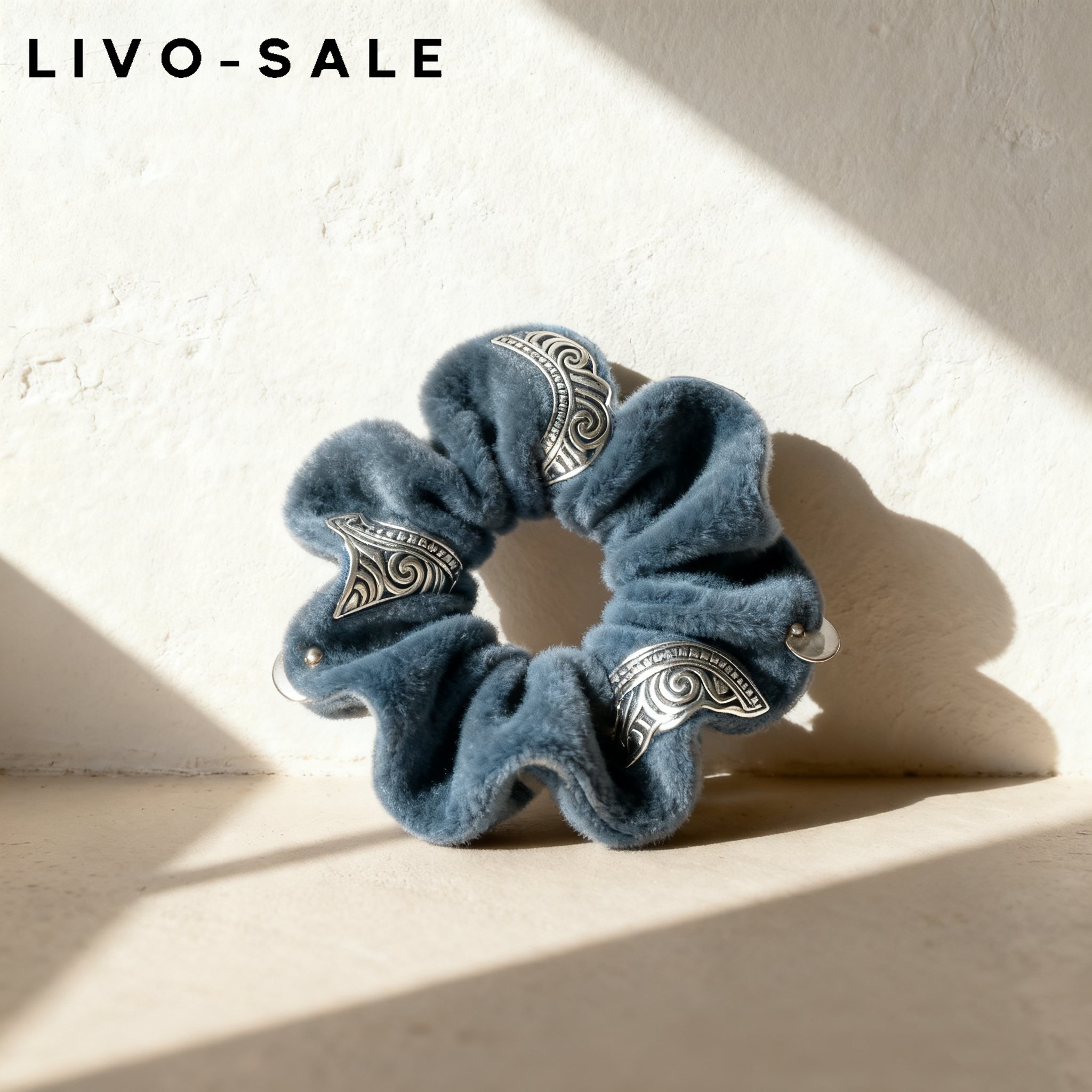 심플 벨벳 머리끈 (10개)