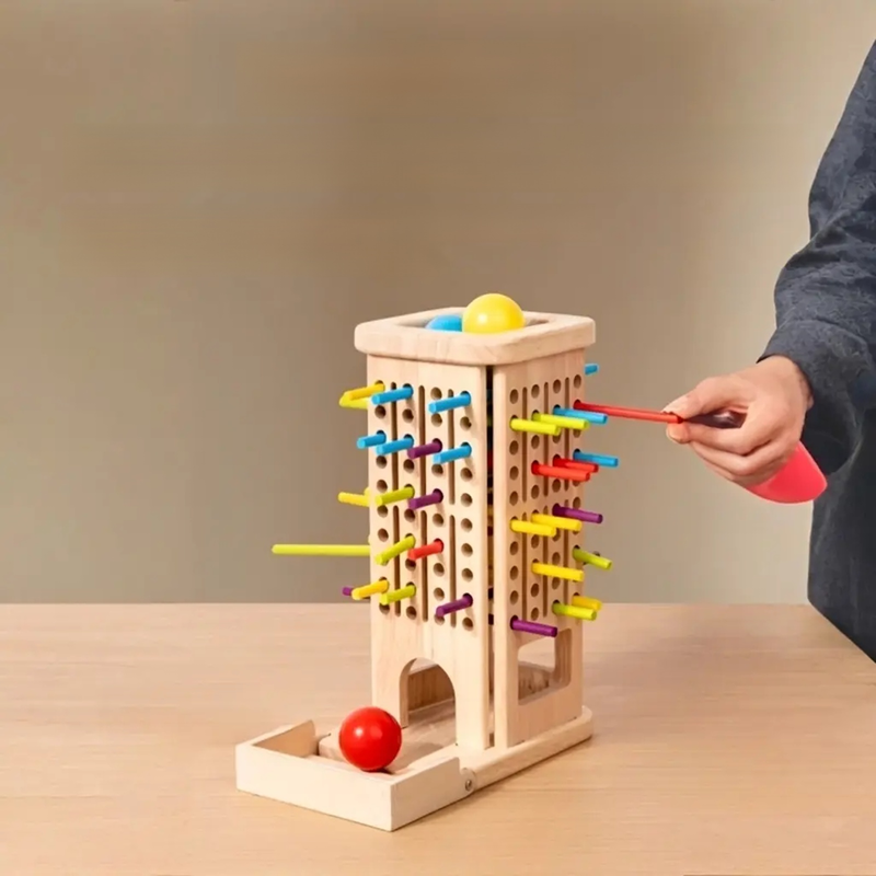 Parent-Child Interactive Color Recognition Balance Board Game