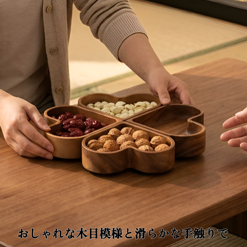 キャンディ用木製トレイ