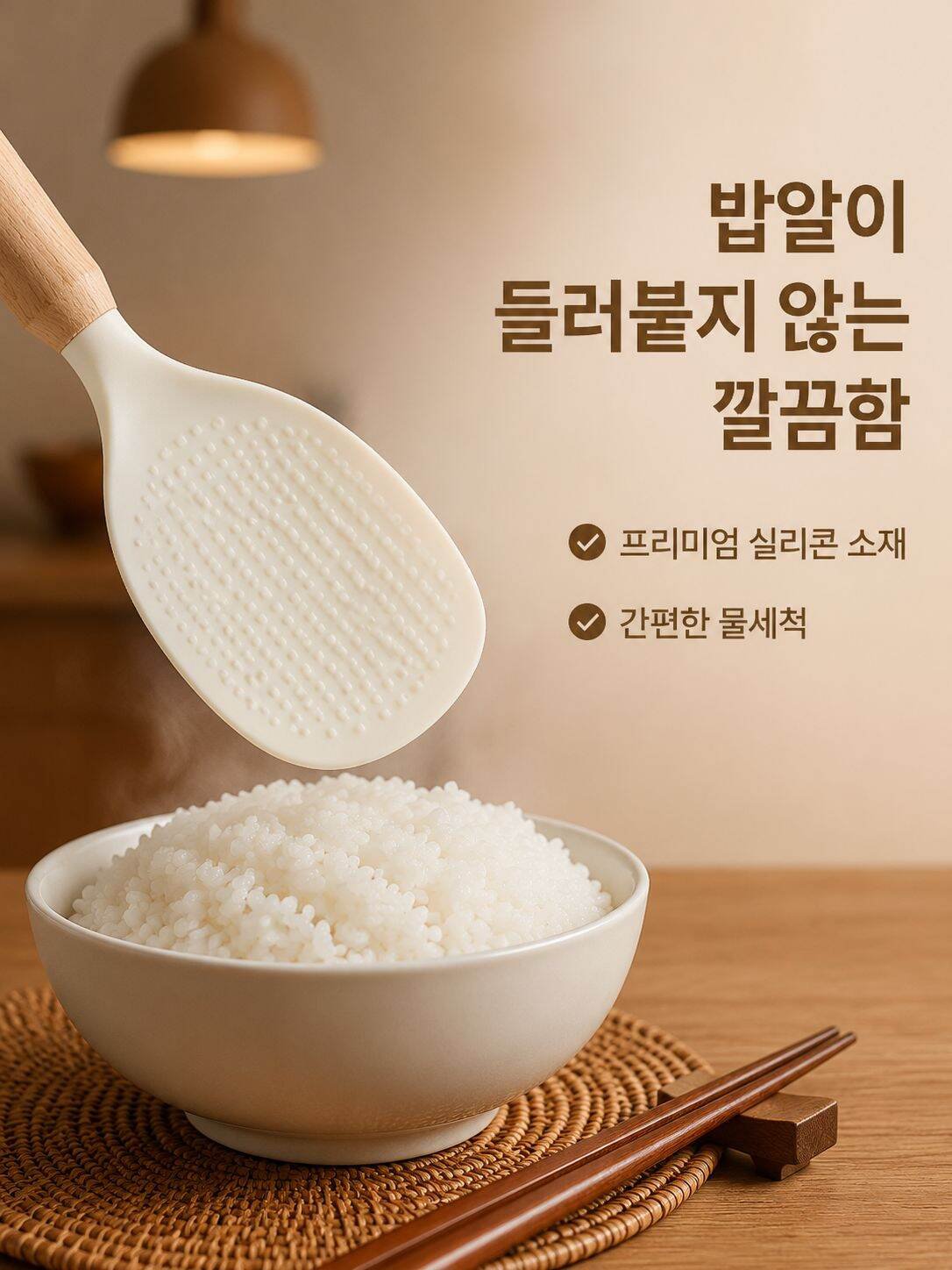 식품급 실리콘 밥주걱