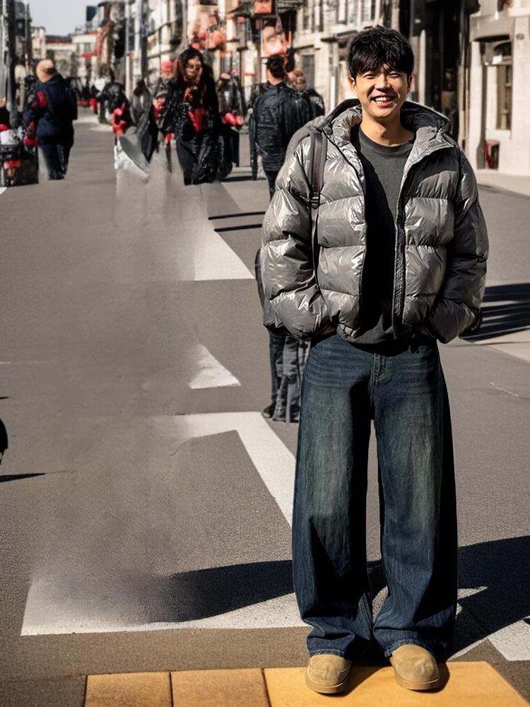 아메리칸 빈티지 와이드 데님 팬츠