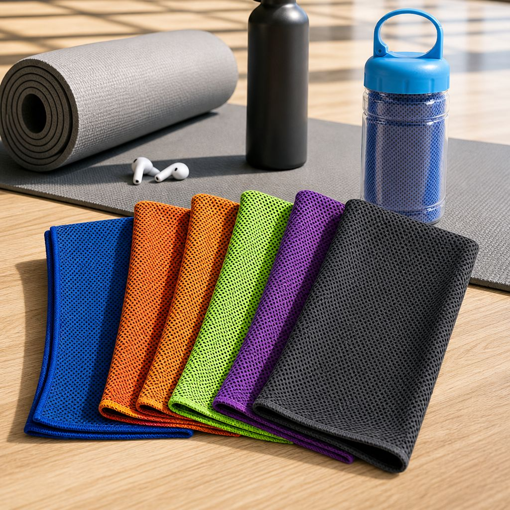 Outdoor Sports Cooling Towel Sweat-Absorbing Quick-Dry Printed Fitness Towel