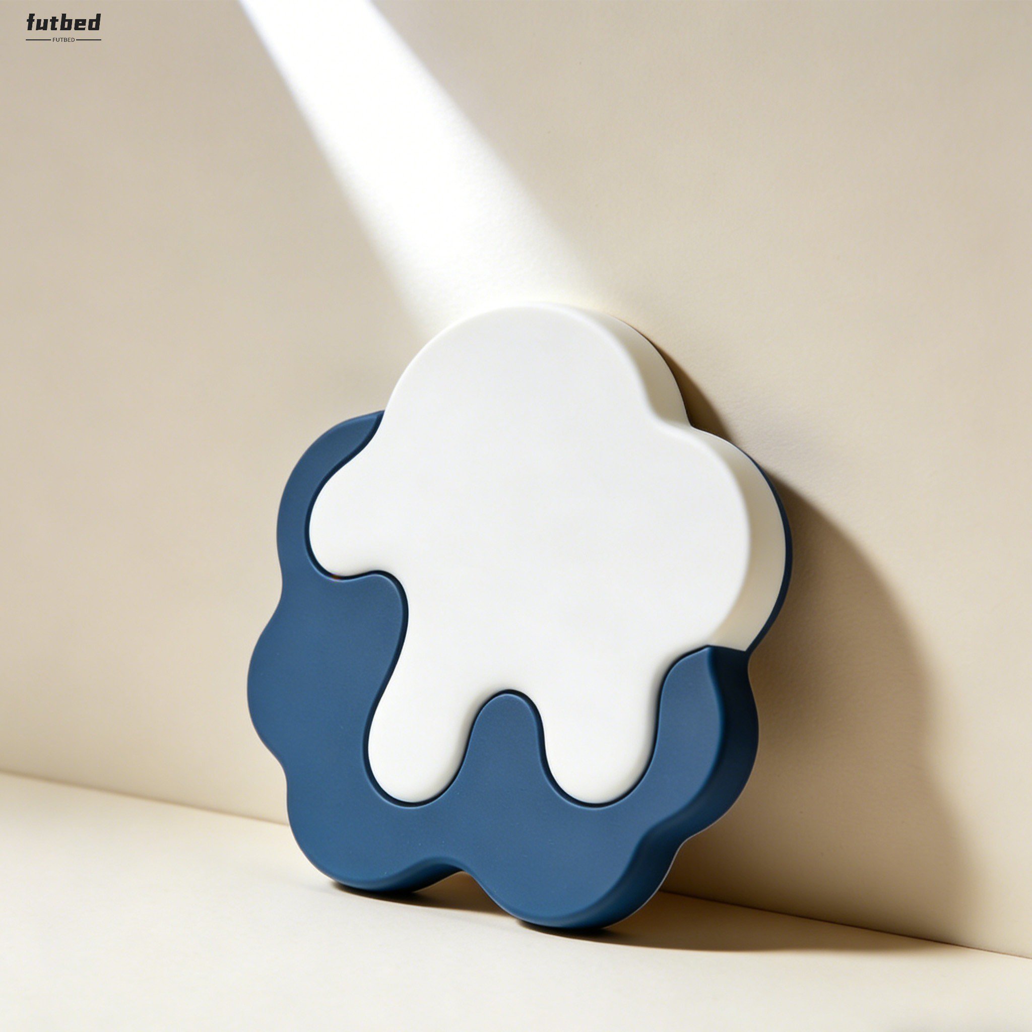 Durable non-slip drink coaster on wooden table