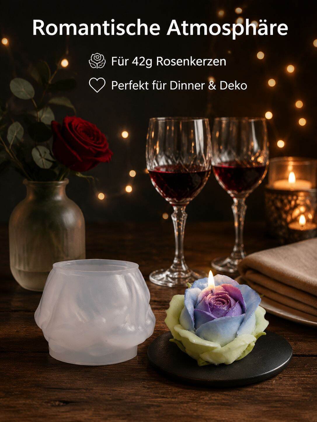 FBA Kerzen-Set 3 Rosen-Artikelform