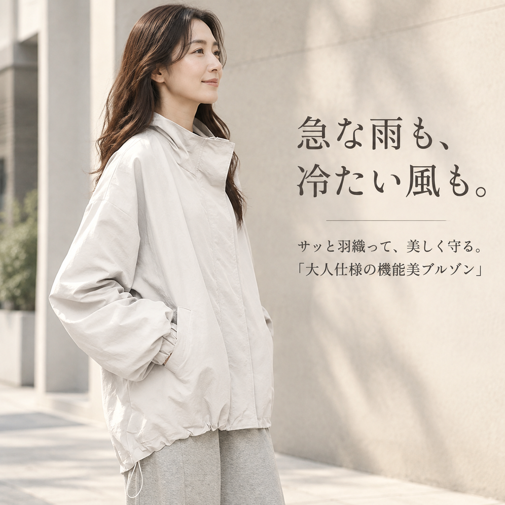 新作レディース春秋防風防水ゆったりジャケット