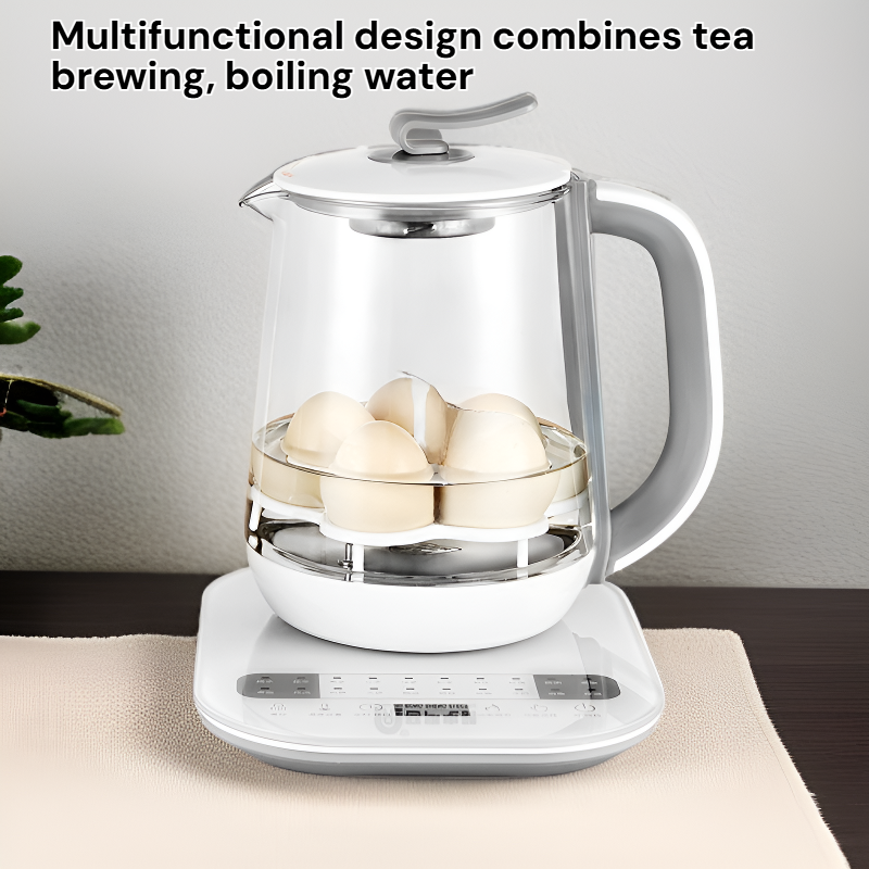 Multifunctional fully automatic tea brewing and health-preserving kettle