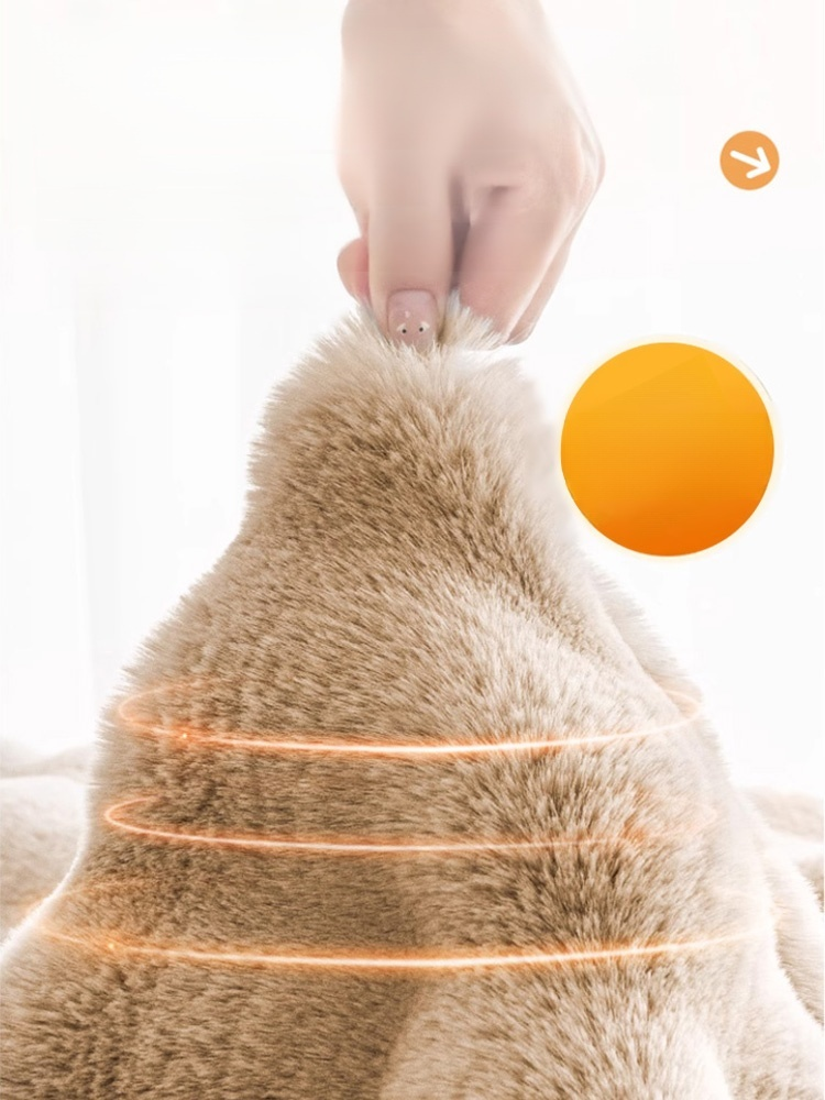 ผ้าห่มขนกระต่ายนุ่มและอบอุ่น