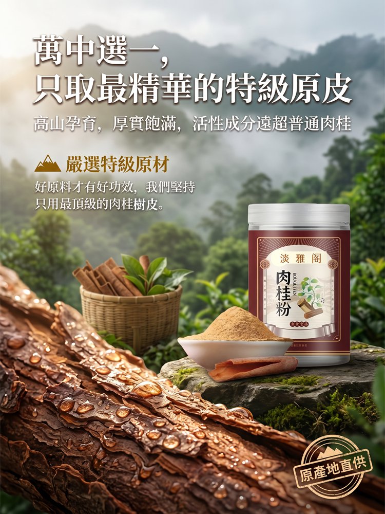 【三高剋星】100%特級肉桂粉