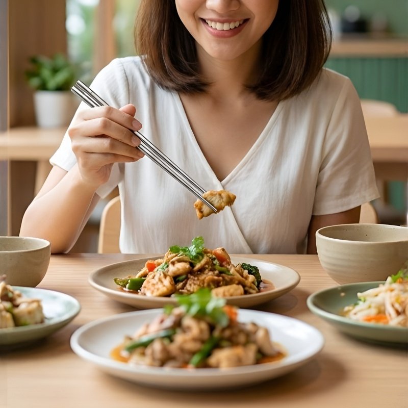 กล่องเก็บตะเกียบไทเทเนียมแท้แบบพกพา