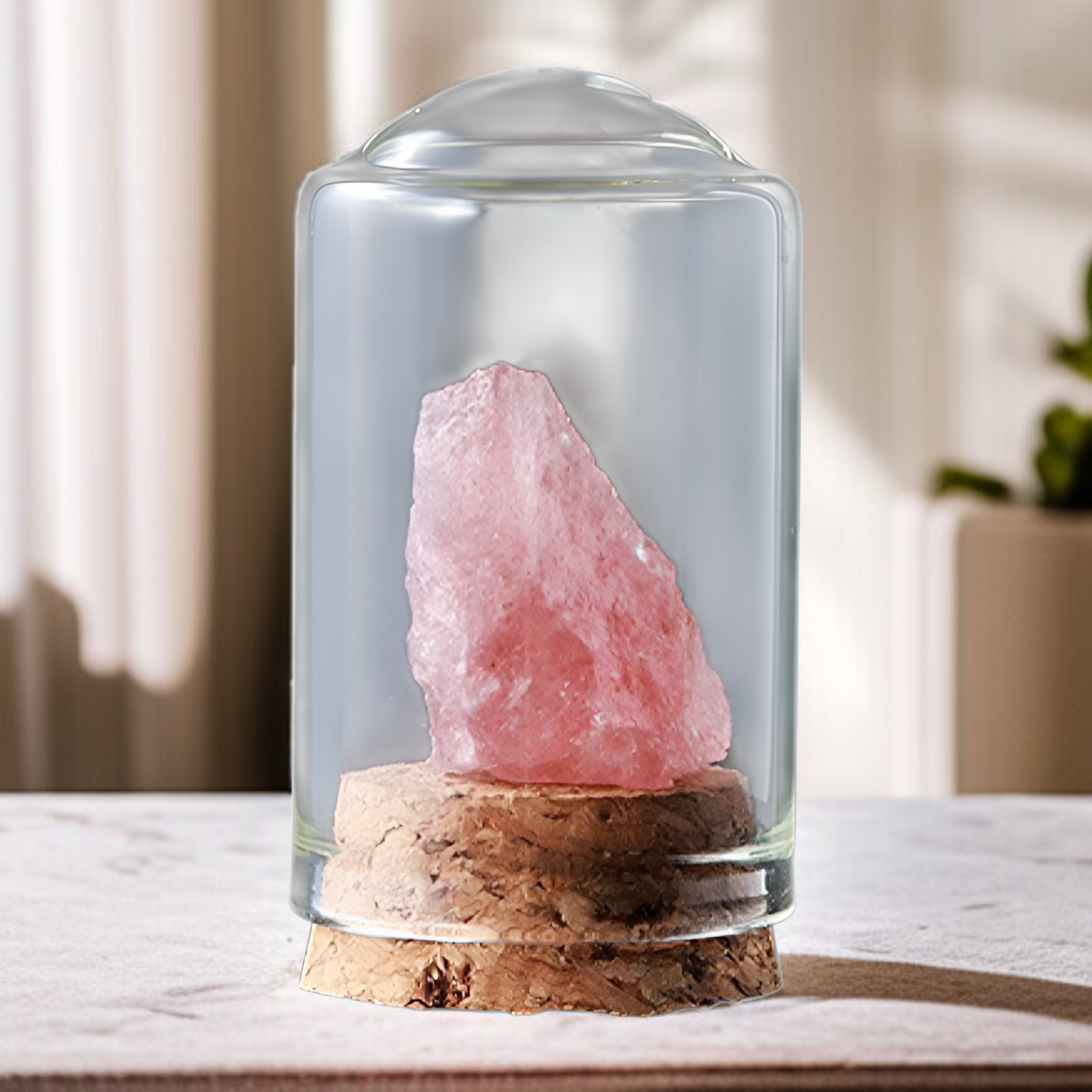 천연수정 원석 소원병 장식품 인테리어 소품