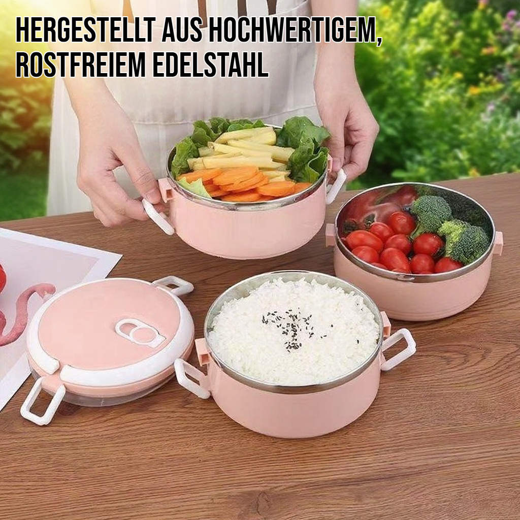 Edelstahl Runde Mehrschicht Isolierung Essen Box