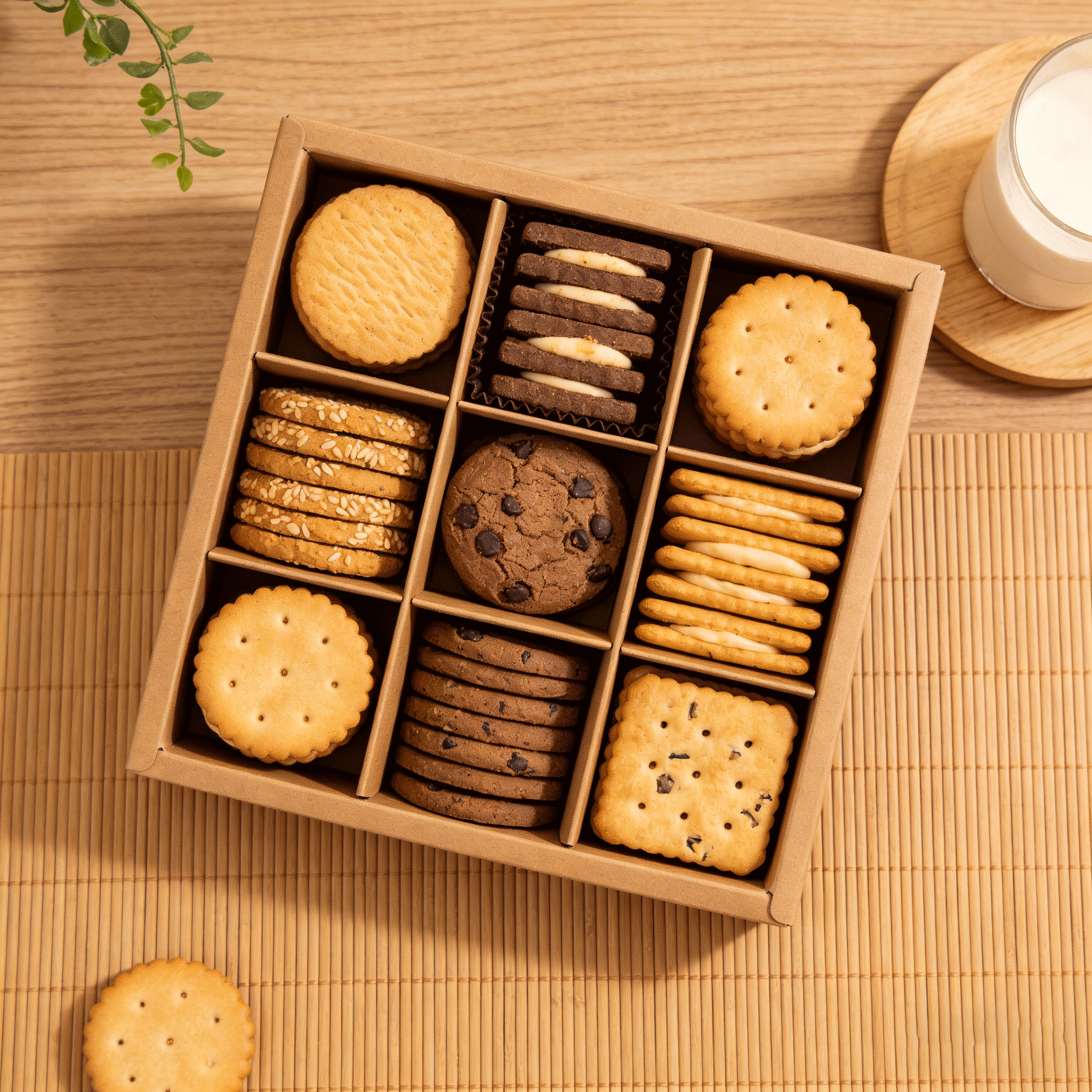 Assorted Flavor Biscuits Pack of 3 - Product Display