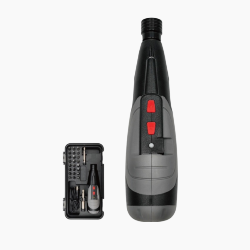 電動ドライバー 小型 充電式 四角/六角/星型 電動ドリル 27点ビットセット 延長ロッド付き 手動使用/トルク3段階/正逆切り替えドライバー LEDライト 小型 DIY ツール 家庭用/DIY/家具