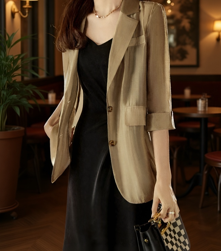 한국 스타일 여성 자켓 컬러 옵션