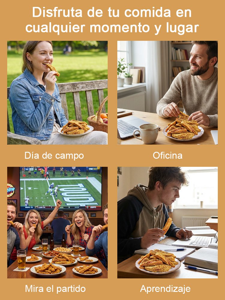 ¡El Snack Perfecto! Tiras de Pollo Neozelandés: Suaves, Jugosas y "Sin Culpa".