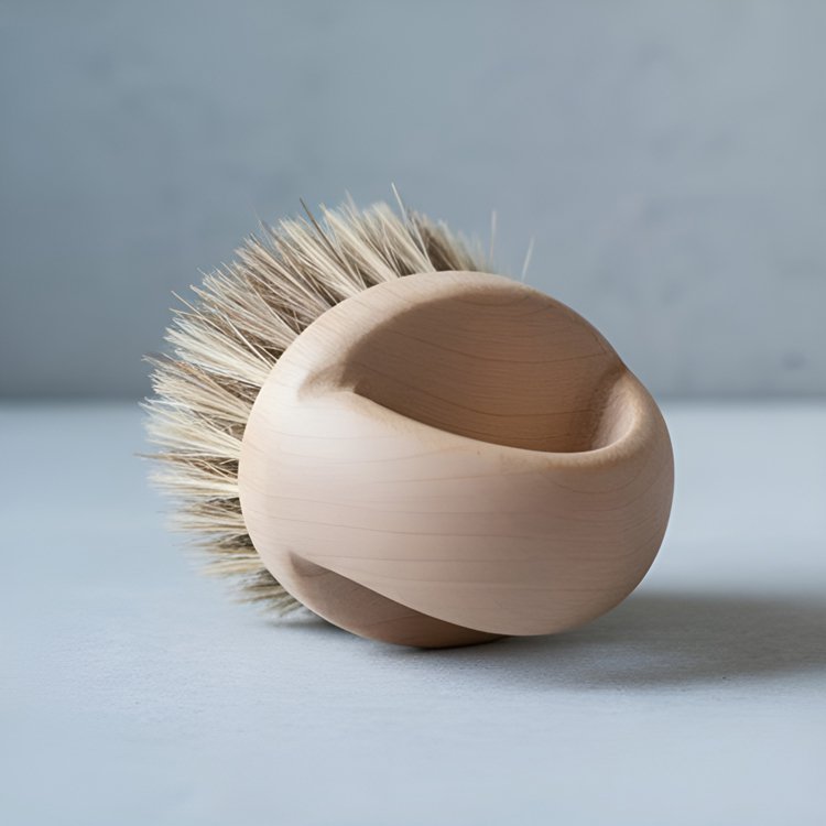 Sada 4 kartáčů na čištění barev z dřeva