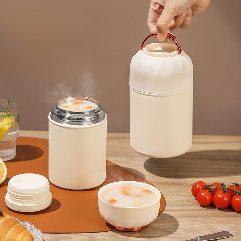 Multi-functional Portable Insulated Lunch Jar