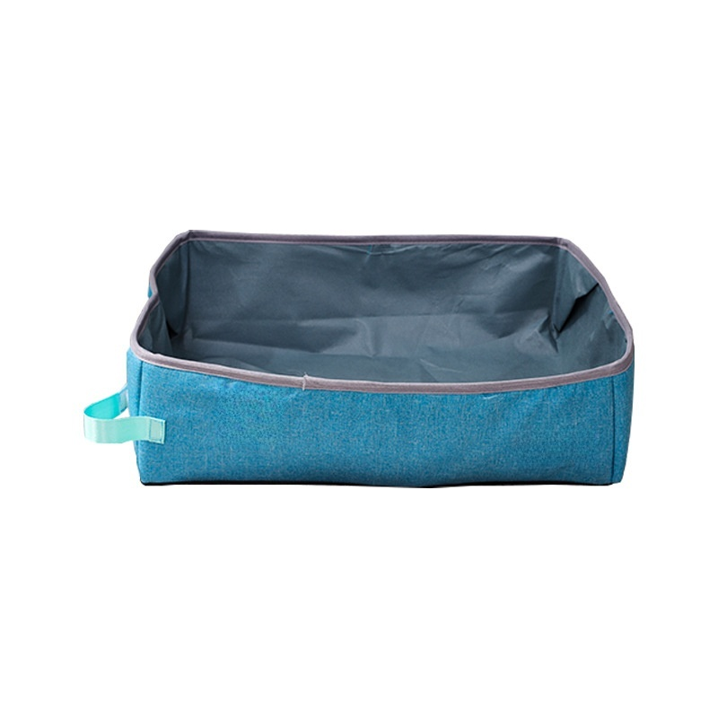 Semi-Enclosed Foldable Cat Litter Box