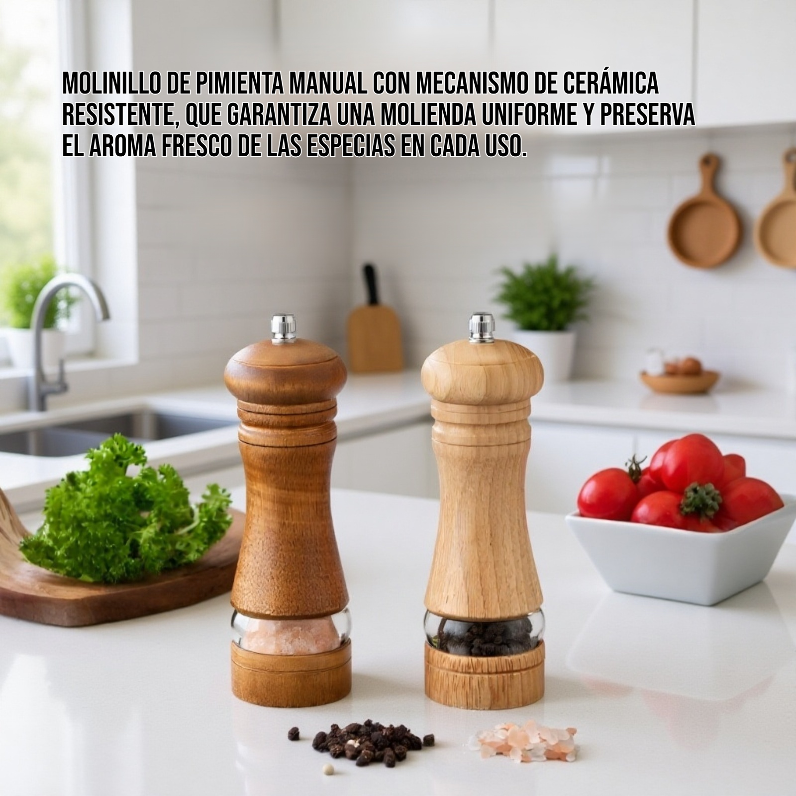 Molinillo de pimienta manual