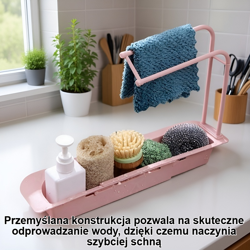 Wytrzymały ociekacz kuchenny do użytku domowego