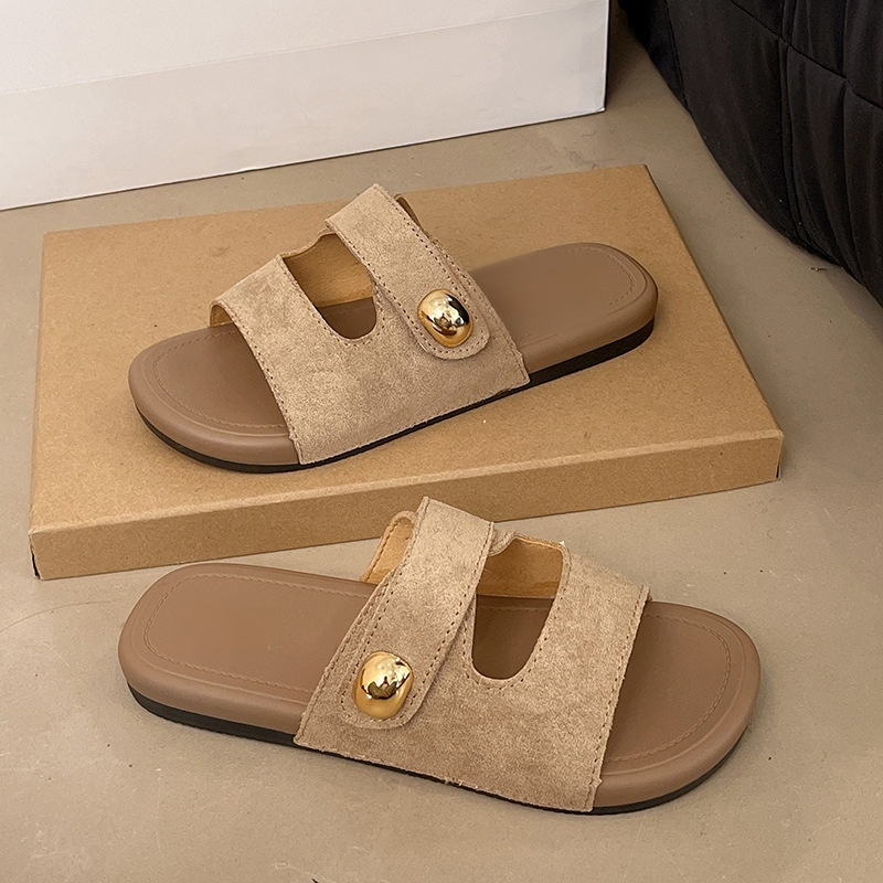 Casual Versatile Single Strap Slippers