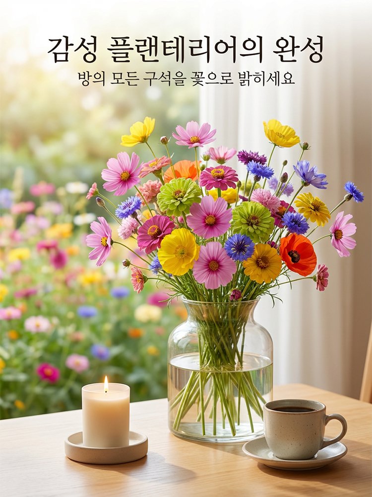【24만명 구매】재배가 쉬운 혼합 꽃 씨앗
