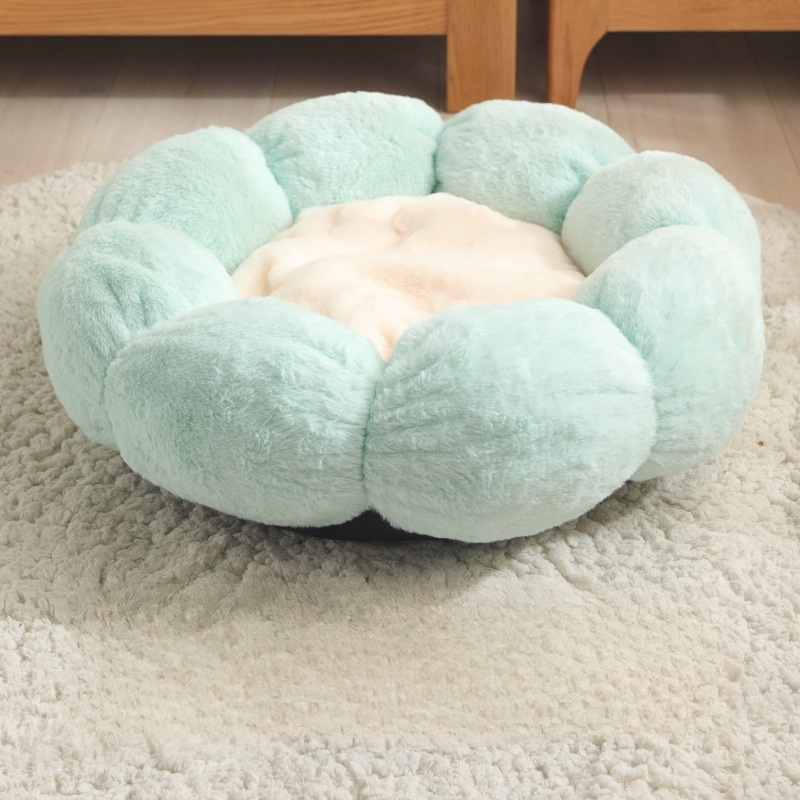 取り外し可能な花形のペット用ベッド