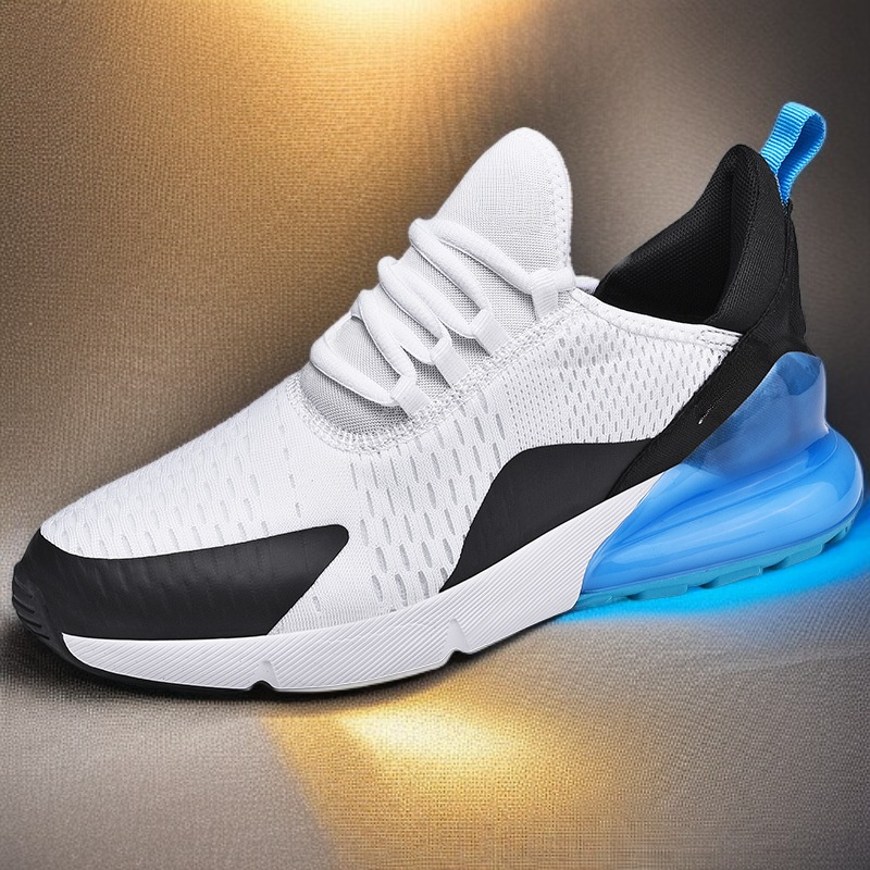 通気性のあるランニングシューズ