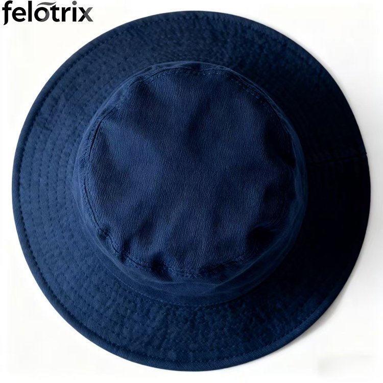 หมวกทรงบักเก็ตยีนส์สีพื้นสไตล์เกาหลีสำหรับผู้หญิง ลำลอง ทันสมัย ​​และใช้งานได้หลากหลาย