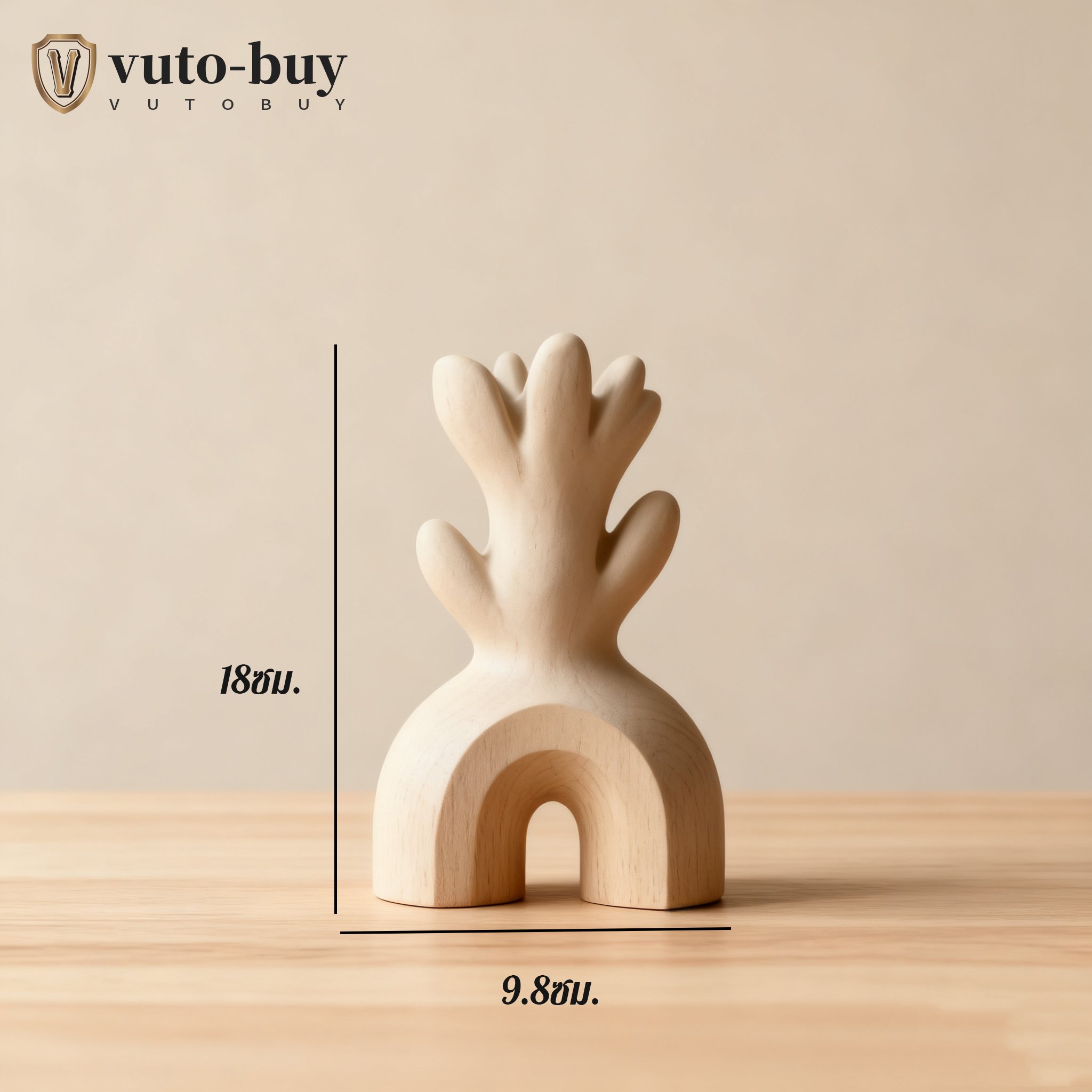 งานประดับโต๊ะไม้แท้