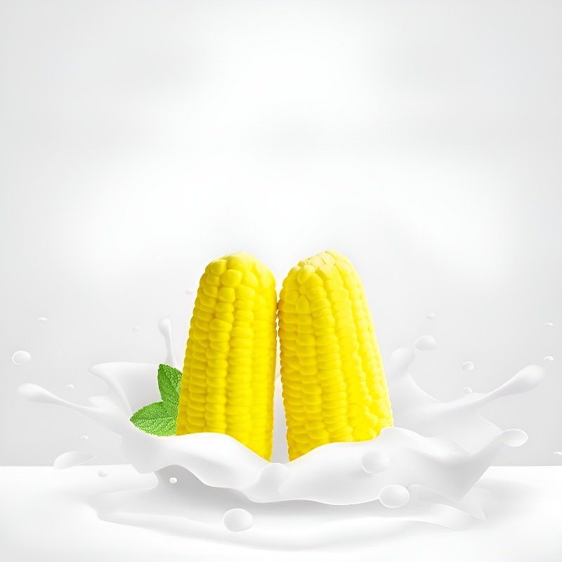 New chew-resistant latex corn-shaped squeaky dog toy