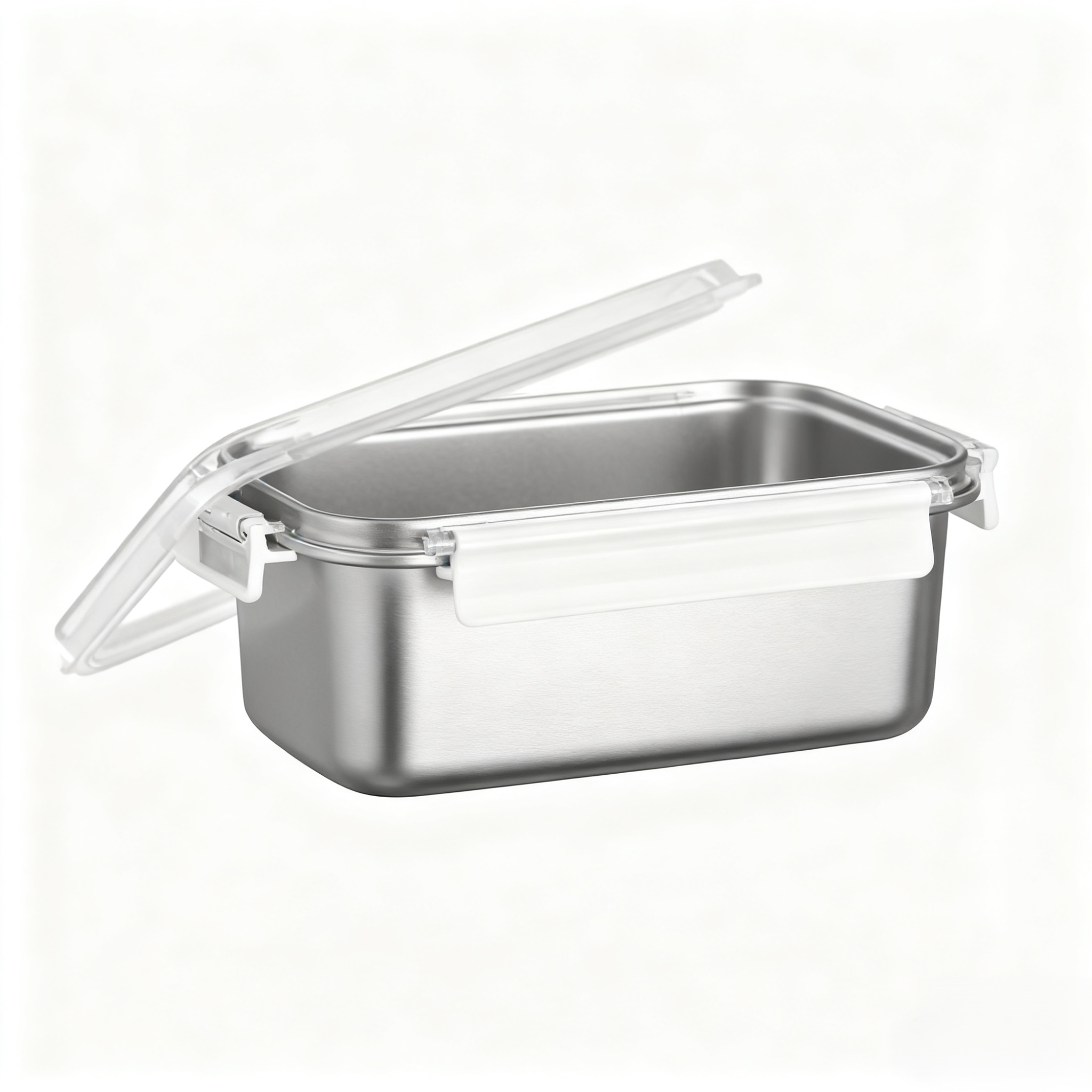 ภาชนะเก็บอาหารสแตนเลสเกรดอาหาร ซีลเฉพาะสำหรับตู้เย็น