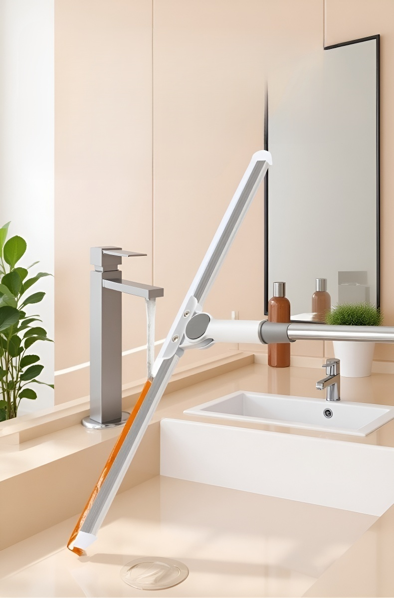 水切りができる浴室用フロアモップ